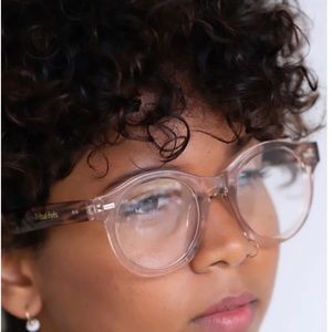 Esquire oversized zebra print unisex glasses